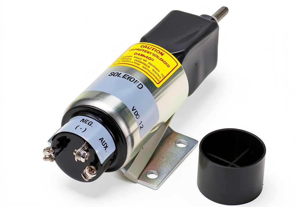 Installing Generic Throttle Emission Control Solenoid for ATVs UTVs on a wooden workbench