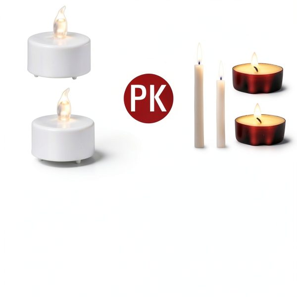Tea Lights Flameless LED Votive Candle 24 Pack Warm White-6