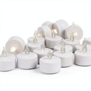Tea Lights Flameless LED Votive Candle 24 Pack Warm White-0