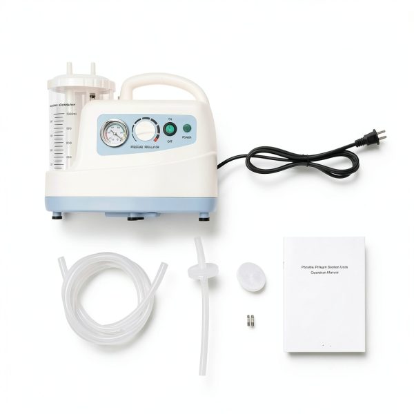 Portable Vacuum Suction Unit, 1000mL Veterinary Suction Machine for-4