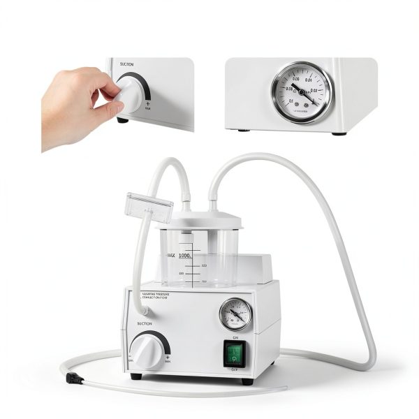 YIYIBYUS 1000ML Portable Veterinary Suction Machine for Home Use-5