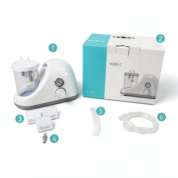 Portable Veterinary Suction Machine 110V (H003-C)-4