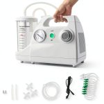 Portable Veterinary Suction Machine MEICHYUN with 1000ml Container-0