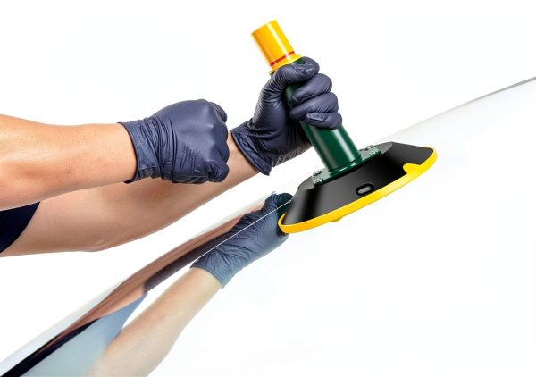Vertical Vacuum Suction Cup GEYOPMID 6" Heavy Duty Metal Handle-5