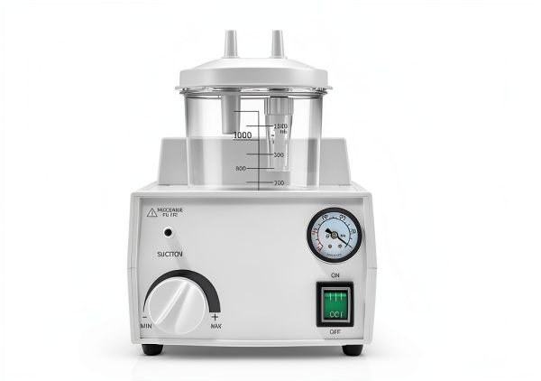 Portable Veterinary Suction Pump Machine for Home Use with 1000ml Capacity, AC 110V-2
