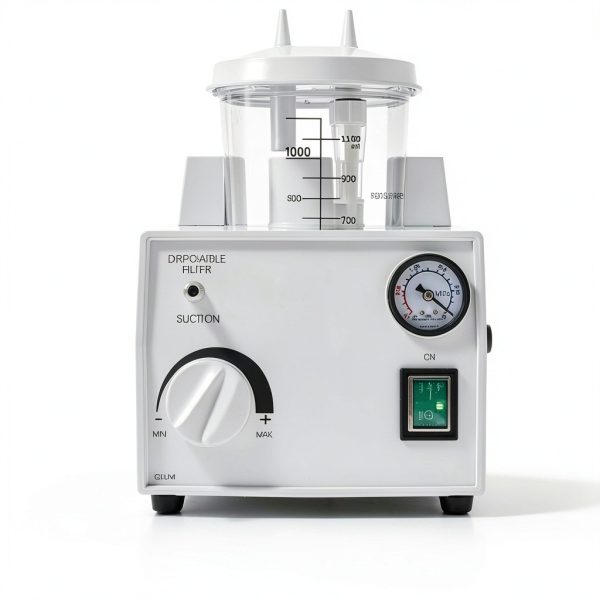 Portable Veterinary Suction Pump Machine for Home Use with 1000ml Capacity, AC 110V-6