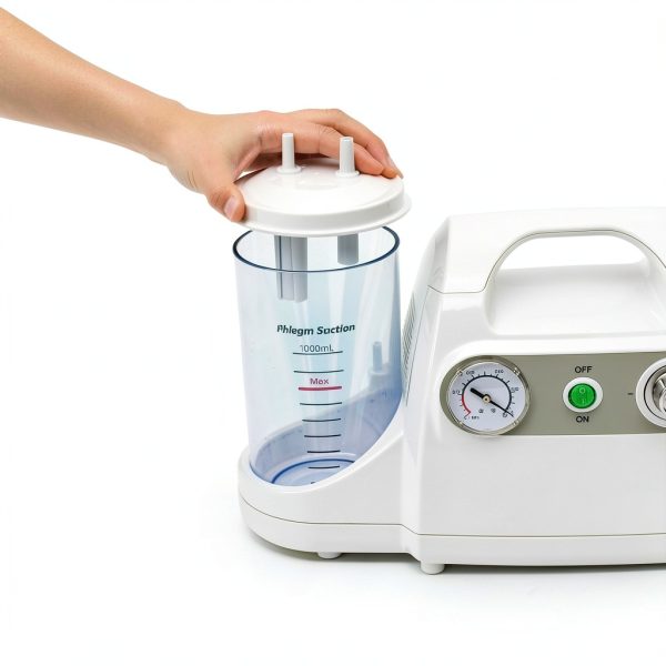 1000ML Portable Veterinary Suction Machine by Fuceter for Home Use,-1