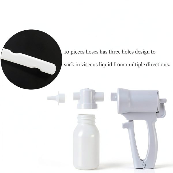 Handheld Manual Suction Pump with 10 Soft Tubes by Mena-US for Medical-1