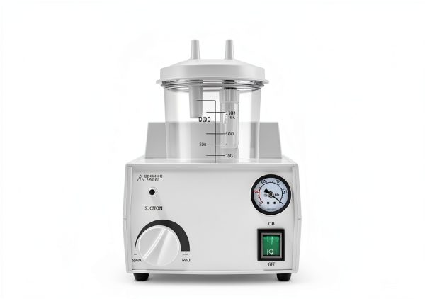 Portable Veterinary Suction Pump Machine for Home Use with 1000ml Capacity, AC 110V-1