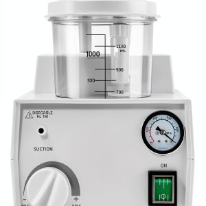 Portable Veterinary Suction Pump Machine for Home Use with 1000ml Capacity, AC 110V-0