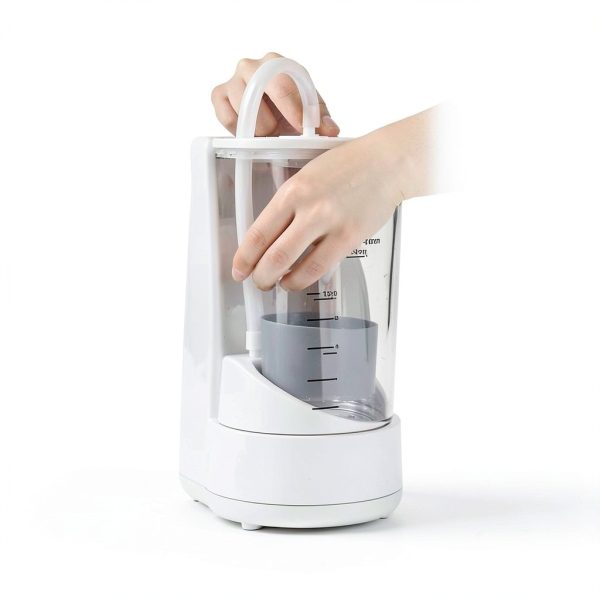 Veterinary Suction Machine, Protable Vacuum Suction Unit for Home Use 110V, 1000ML Electric Quiet Vacuum Pump Device-6