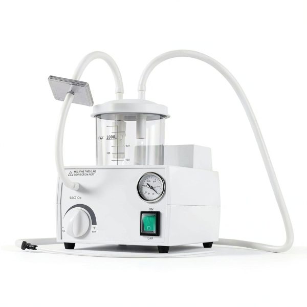 Portable Veterinary Suction Machine, 1000mL White by mangenokn for-2