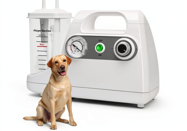 1000ML Portable Veterinary Suction Machine by Fuceter for Home Use,-0