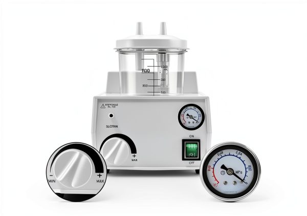 Portable Veterinary Suction Pump Machine for Home Use with 1000ml Capacity, AC 110V-3