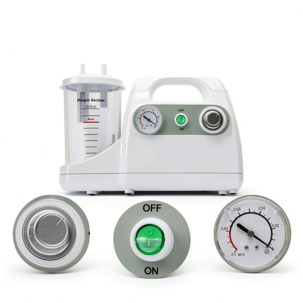 1000ML Portable Veterinary Suction Machine by Fuceter for Home Use,-2