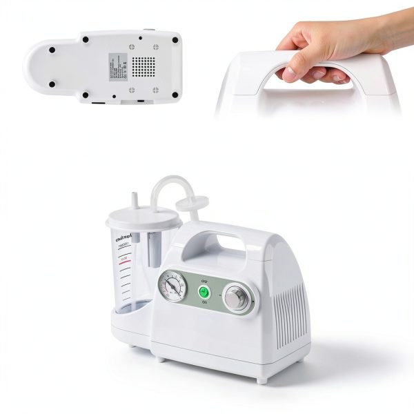 Veterinary Suction Machine, Protable Vacuum Suction Unit for Home Use 110V, 1000ML Electric Quiet Vacuum Pump Device-4