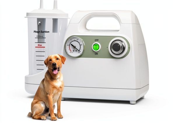 1000ML Portable Veterinary Suction Machine by Fuceter for Home Use,-7