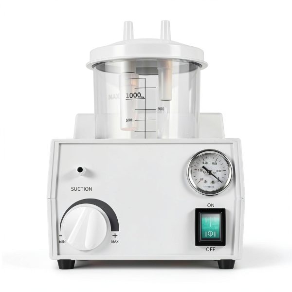 Portable Veterinary Suction Machine, 1000mL White by mangenokn for-1