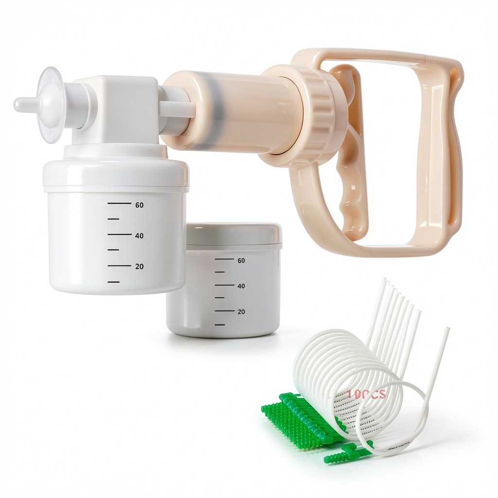 transparent medical suction