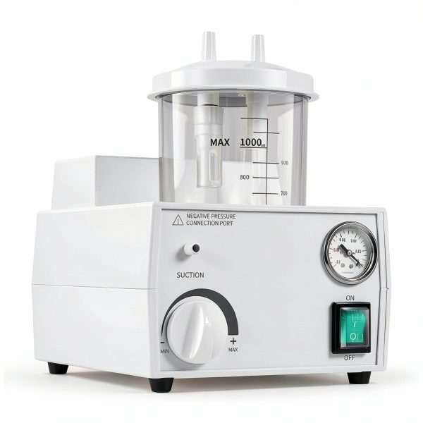 Portable Veterinary Suction Machine, 1000mL White by mangenokn for-0