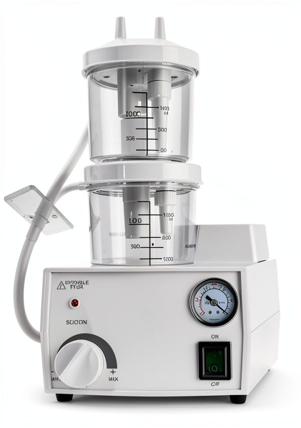 Portable Veterinary Suction Pump Machine for Home Use with 1000ml Capacity, AC 110V-5
