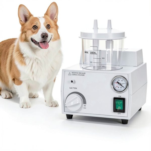 Portable Veterinary Suction Machine Home Use with 1000ml Capacity 110V-4