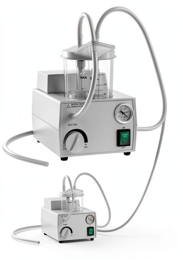 Electric Suction Machine, Portable Extractor with Adjustable Pressure for Home Care & Nursing Facilities-0