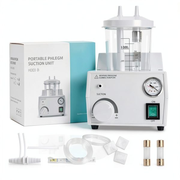 Portable Veterinary Suction Machine Home Use with 1000ml Capacity 110V-1