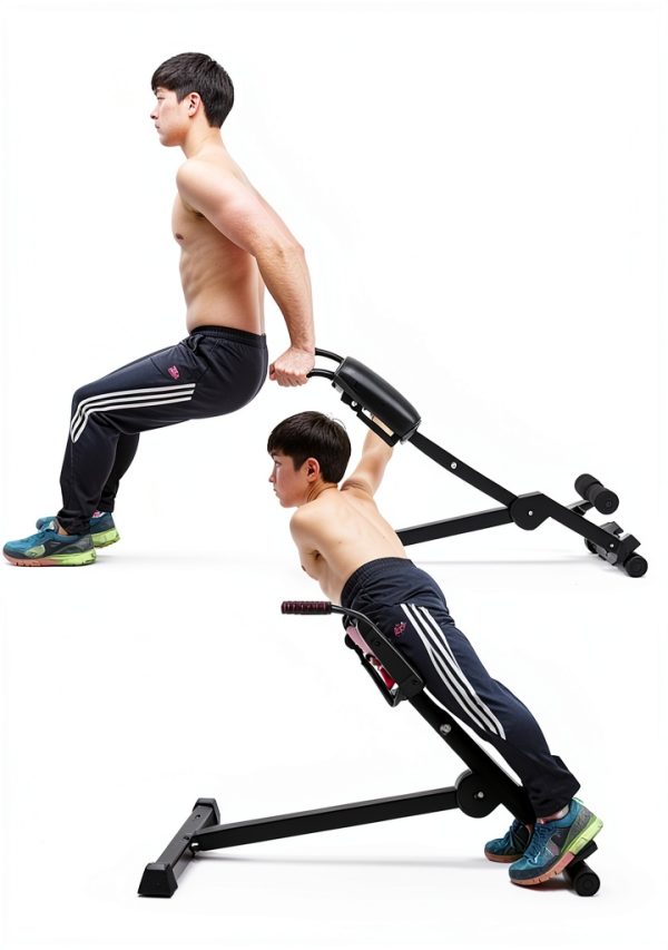 ComMax Adjustable Roman Chair Back Extension Bench for Home Gym --7