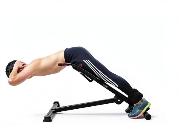 ComMax Adjustable Roman Chair Back Extension Bench for Home Gym --6
